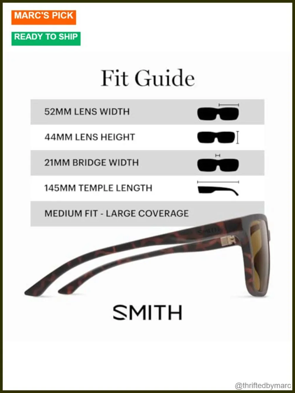 Smith Performance Polarized Sunglasses Unisex Sports Outdoor